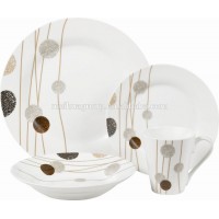 16 pcs round shape royal porcelain dinnerware